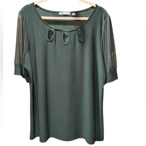 Elegant Green Women's Top